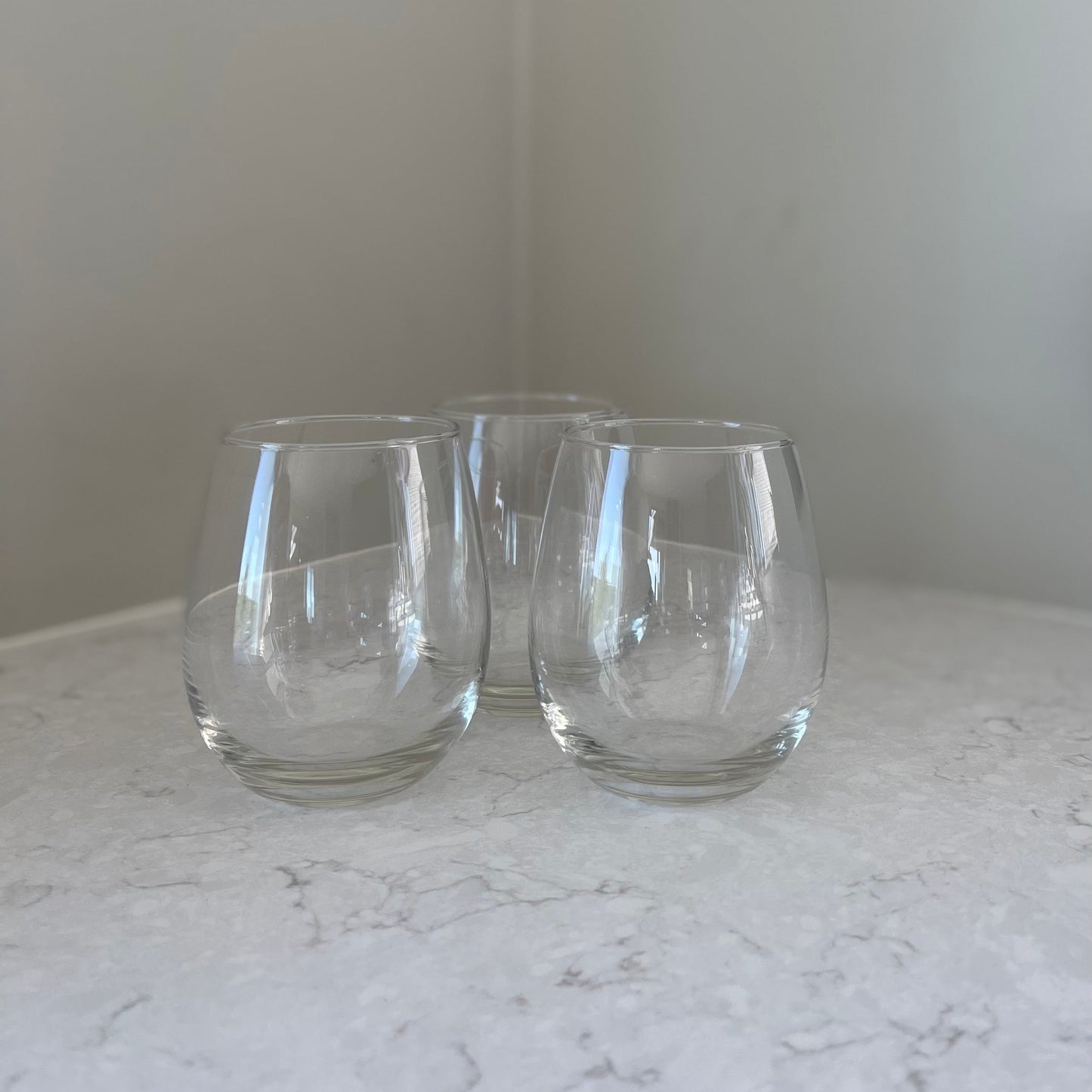 Rundt vannglass 390ml